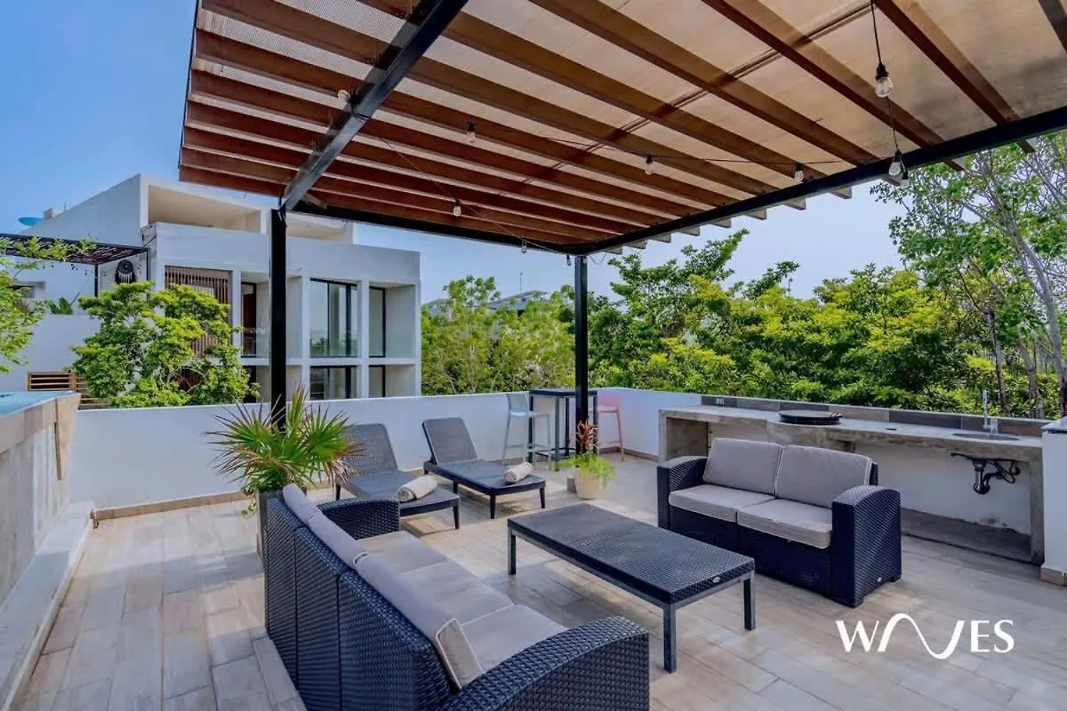 4 Bedroom Spacious Exclusive Townhouse With Private Rooftop And Pool Navio Tulum By Waves Mexico
