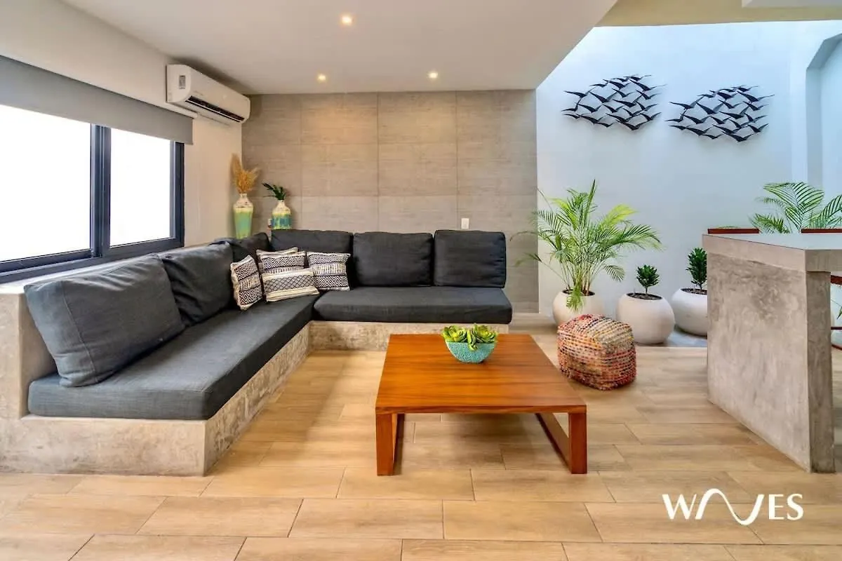 4 Bedroom Spacious Exclusive Townhouse With Private Rooftop And Pool Navio Tulum By Waves Villa