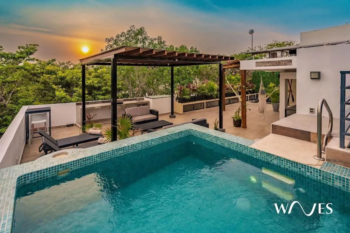 4 Bedroom Spacious Exclusive Townhouse With Private Rooftop And Pool Navio Tulum By Waves